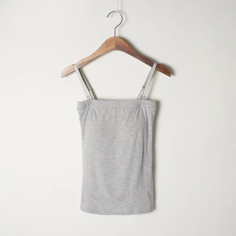 2018 г. лаконичный шоу ключицы бретели Топ регулируемые лямки немного жилет