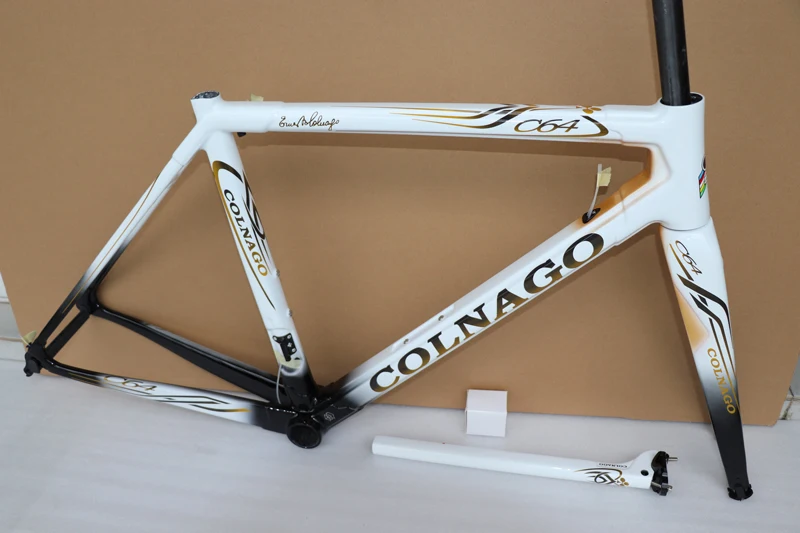20 цветов Colnago C64 карбоновая рама набор рамы для шоссейного велосипеда карбоновые рамы для велосипеда белое золото