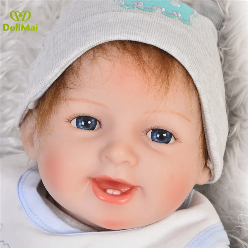 Мягкие силиконовые реборн куклы мальчиков и девочек 55 см 22 дюйма Bebe живой Reborn