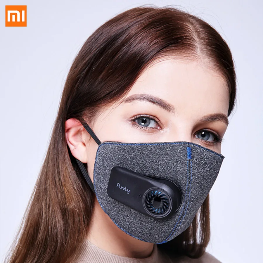 Новейшая Xiaomi чисто воздушная маска Smart PM2.5 трехмерный фильтр против загрязнения отличная очистка перезаряжаемый фильтр