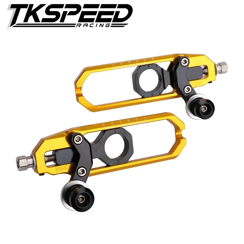 CNC аксессуары для мотоциклов Задняя Ось шпинделя цепи регулятора блоков