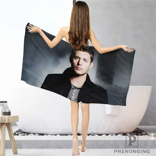 Face or Bath Towel Обычай Сверхъестественное-(1) тряпка для ванной комнаты полотенце s лицо полотенце/банное полотенце для душа s Размер 33x74 см/72x143 см#18-12-17-06-300 - Цвет: Face or Bath Towel