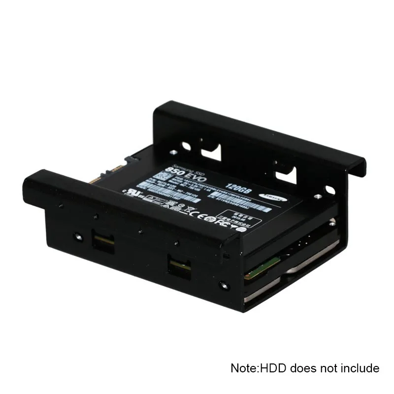 En labs Алюминий двойной 2.5 &quotSATA HDD 3.5&quot кронштейн адаптер 2 х дюйма to Floppy жесткий
