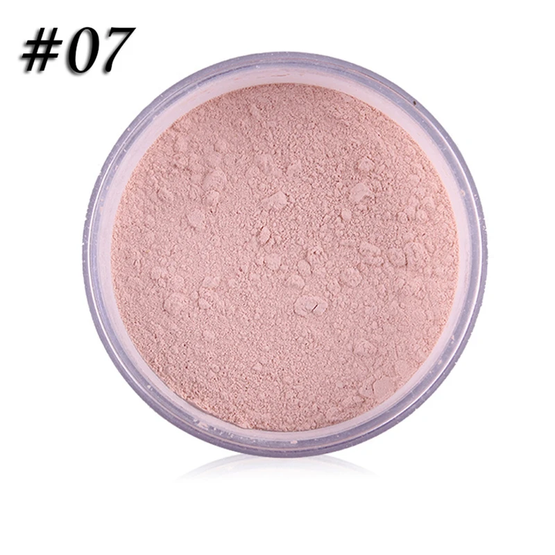 07 MISS ROSE, 12 г, макияж, матовое покрытие, прозрачная установка, пудра для лица, рассыпчатая, отделочная пудра, полупрозрачная, гладкая установка, основа - Цвет: 07
