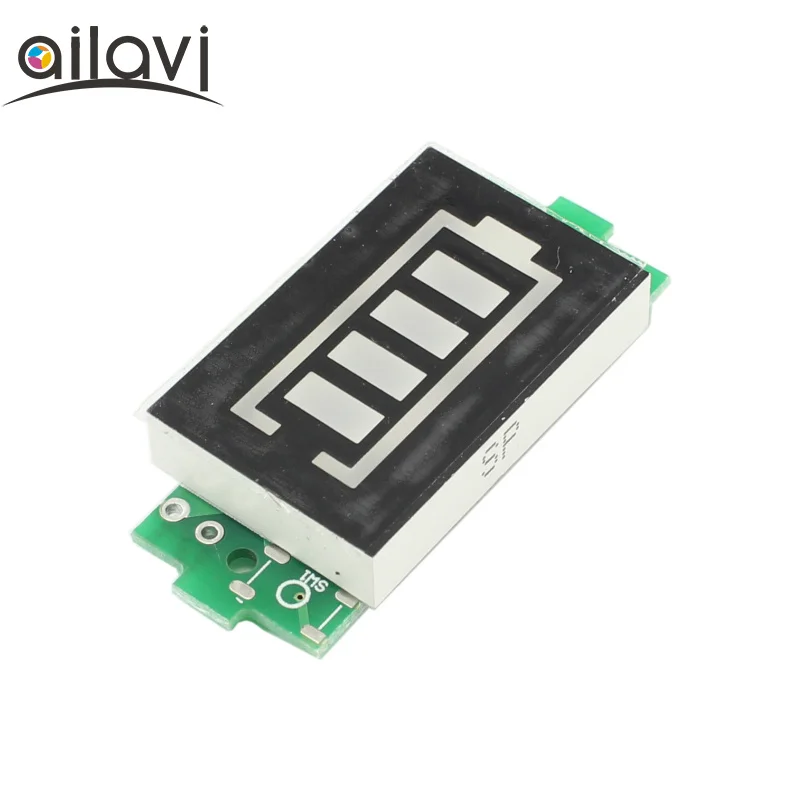 

Индикатор емкости литиевой батареи, 3 ячейки, 12,6 в, цифровая трубка с синим дисплеем, тестер заряда батареи электромобиля