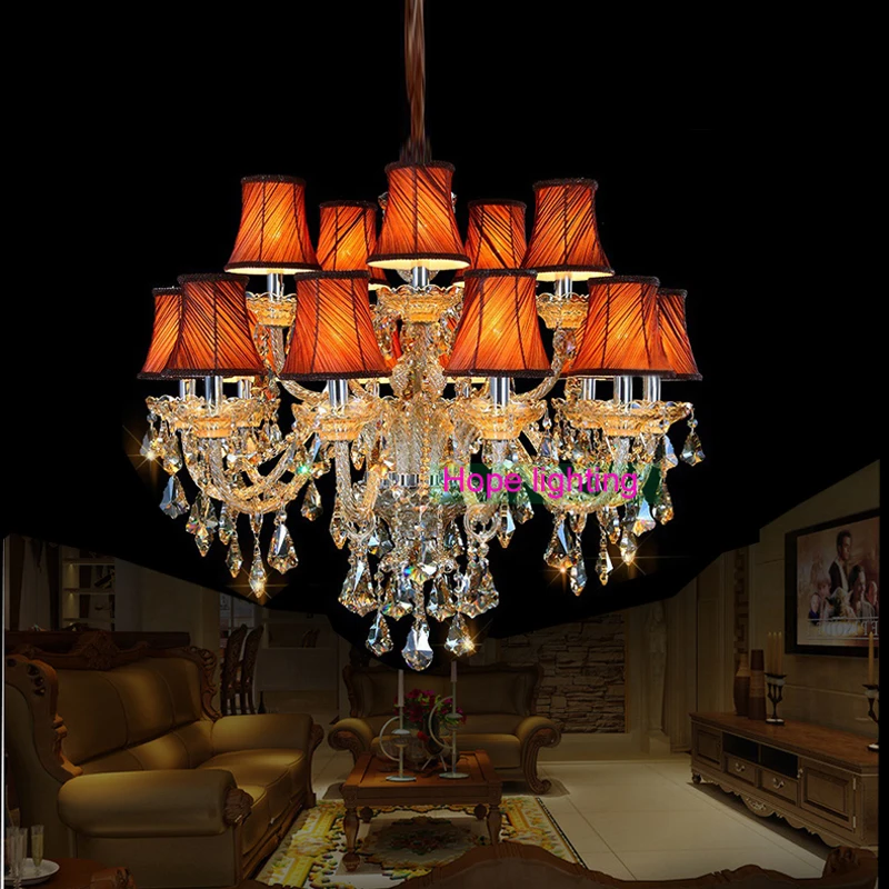 

contemporary chandelier with fabric lampshade LED bulb chandelier living room lights modern chandelier kitchen lustre chandelier