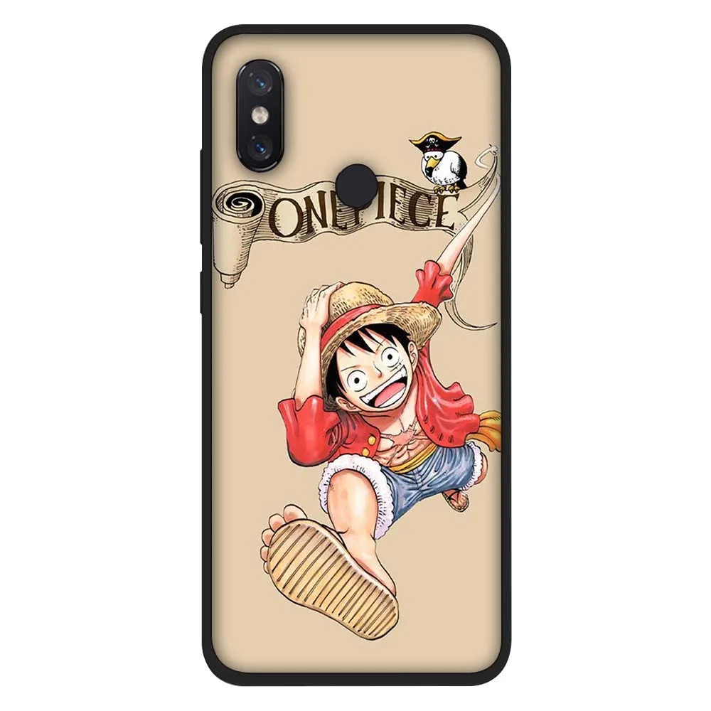 WEBBEDEPP ONE PIECE Monkey D Luffy TPU чехол для телефона Xiaomi Mi 8 A2 Lite A1 9 SE Mix 2s Max 3 POCOPHONE F1 мягкий |