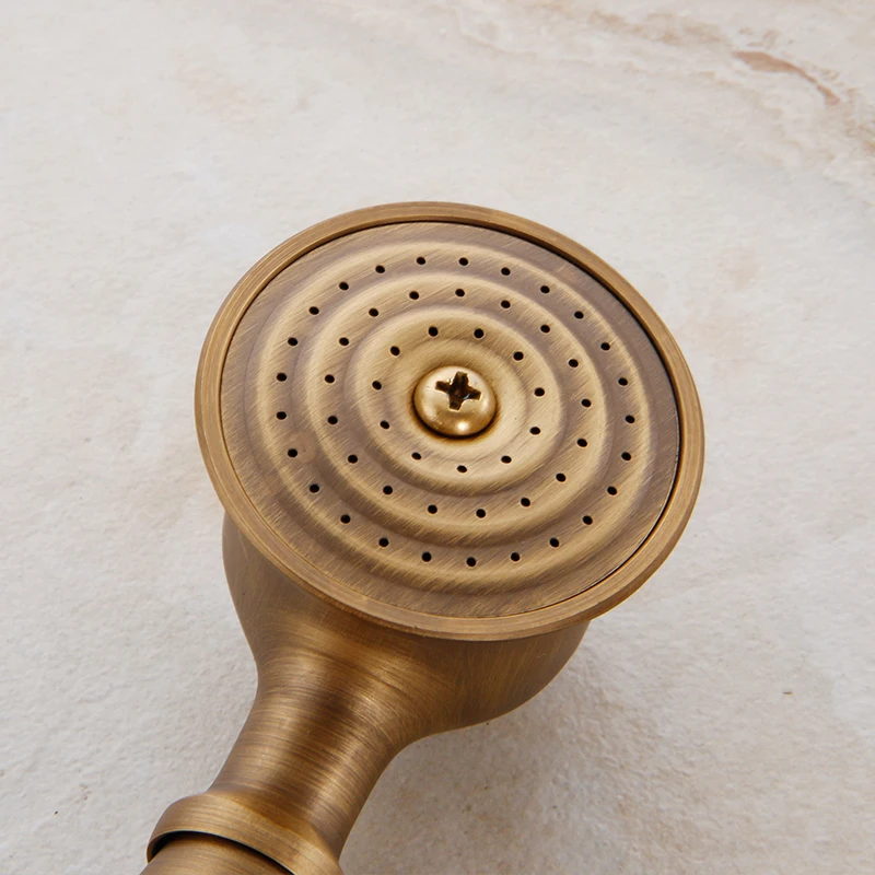 Античный смеситель для ванны кран душа с функцией телефона и ручной душевой