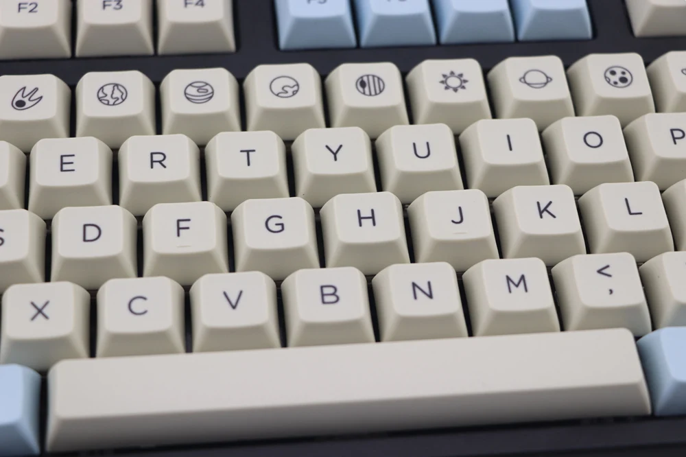 Moon посадочный профиль XDA keycap 121 клавиш краситель сублимированный для MX переключатели механическая клавиатура колпачки