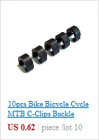 10 шт. велосипедный Цикл MTB C-Clips Пряжка шланг тормозной линии шестерни кабель корпус направляющий тормоз вычеты Аксессуары для велосипеда кабели