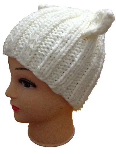 BomHCS осень зима милая женская шапка с ушками теплая шерстяная шапочки|cap beanie|knitted hatknitted hat women |