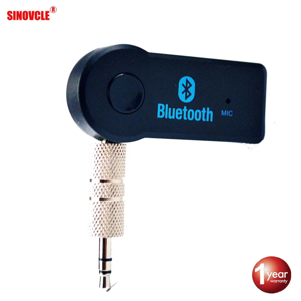 Sinovcle Автомобильный Bluetooth v3.0 с EDR комплект беспроводной связи Bluetooth для автомобиля 1 шт. 3,5 мм адаптер aux аудио адаптер fc покупателей автомобилей