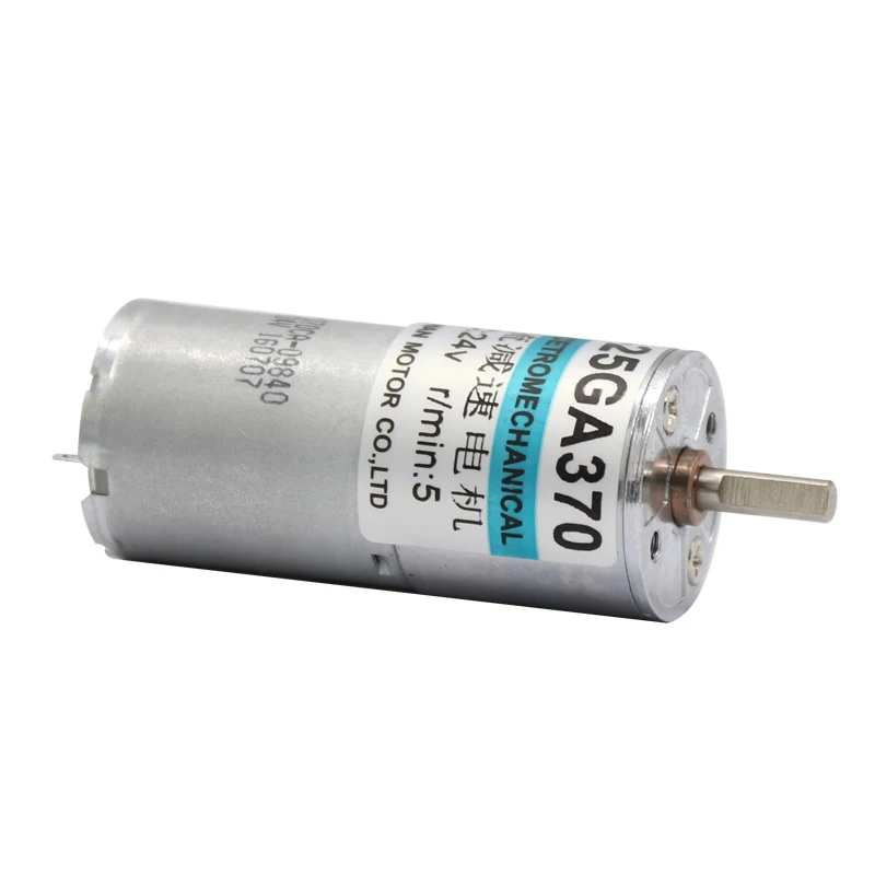 Dc 12v 24v 5 300 R/min редукционный двигатель 25ga370 низкая скорость управления маленький