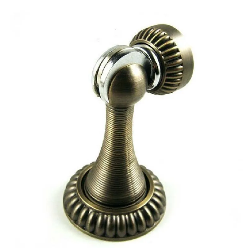 

1 pc 2016 new Fashion Europe style zinc alloy door stopper classical bronze door stops strong magnetism