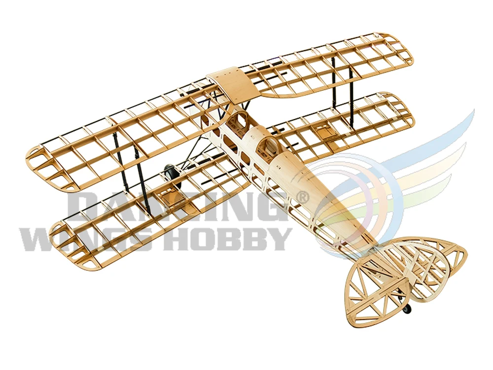 Радиоуправляемый самолет DH82a Tiger Moth Biplane 1 4 M Лазерная резка Balsa деревянная модель