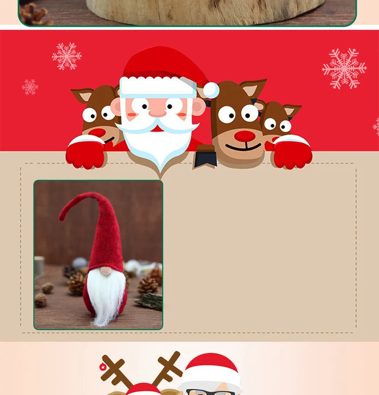 Рождественский шведский Санта-Клаус Tomte Gnome Плюшевая Кукла вечерние год ужин Вечеринка рождественские украшения домашний фестиваль украшения