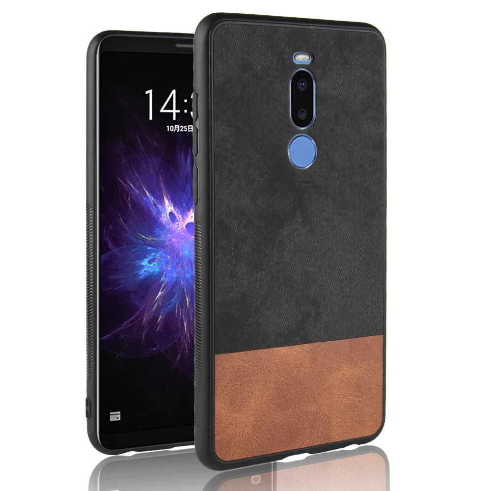 Чехол для Meizu X8, чехол для глобальной версии Meizu X8, тканевый чехол с силиконовым краем, полный чехол для задней панели, матовый чехол