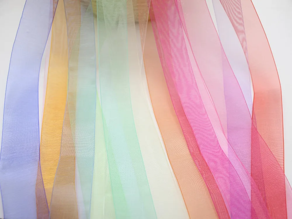 10 метров 50 мм (2 дюйма) тонкий фотоэлемент Свадебное Ремесло цветов|sheer organza ribbon|ribbon