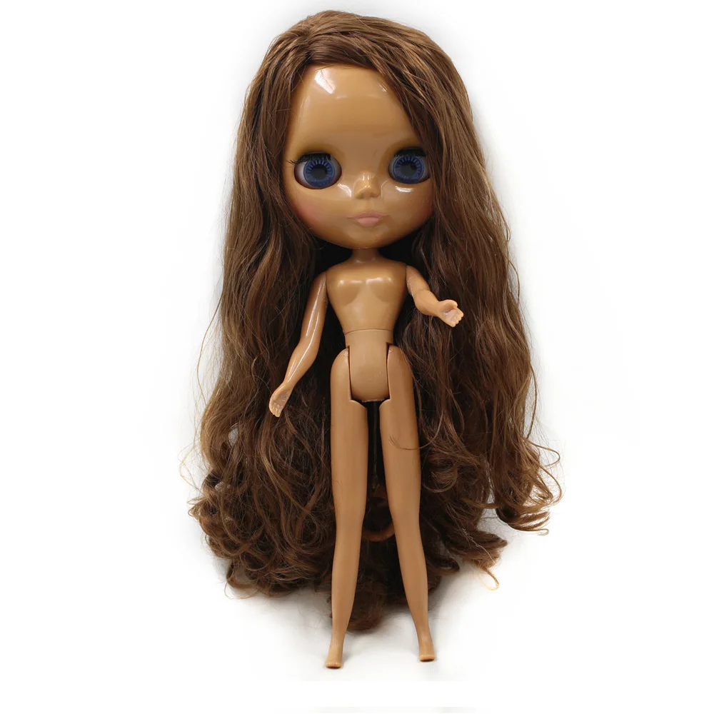Blyth кукла ледяная 1/6 шарнир тело DIY обнаженные игрушки BJD модные куклы девушка подарок Специальное предложение на продажу с ручной набор A& B - Цвет: 9158normal