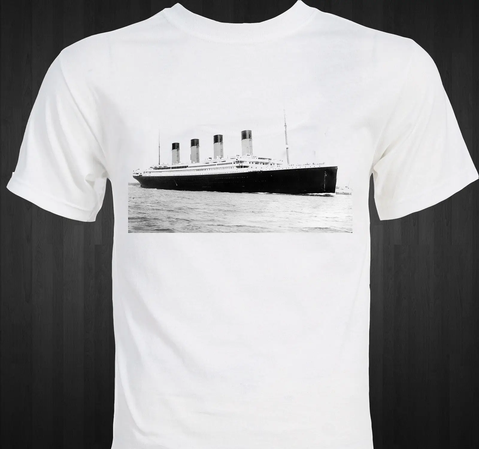 Мужской повседневный костюм с коротким рукавом Titanic Rms Cruise Ship Epic Disaster storical Photo Homme
