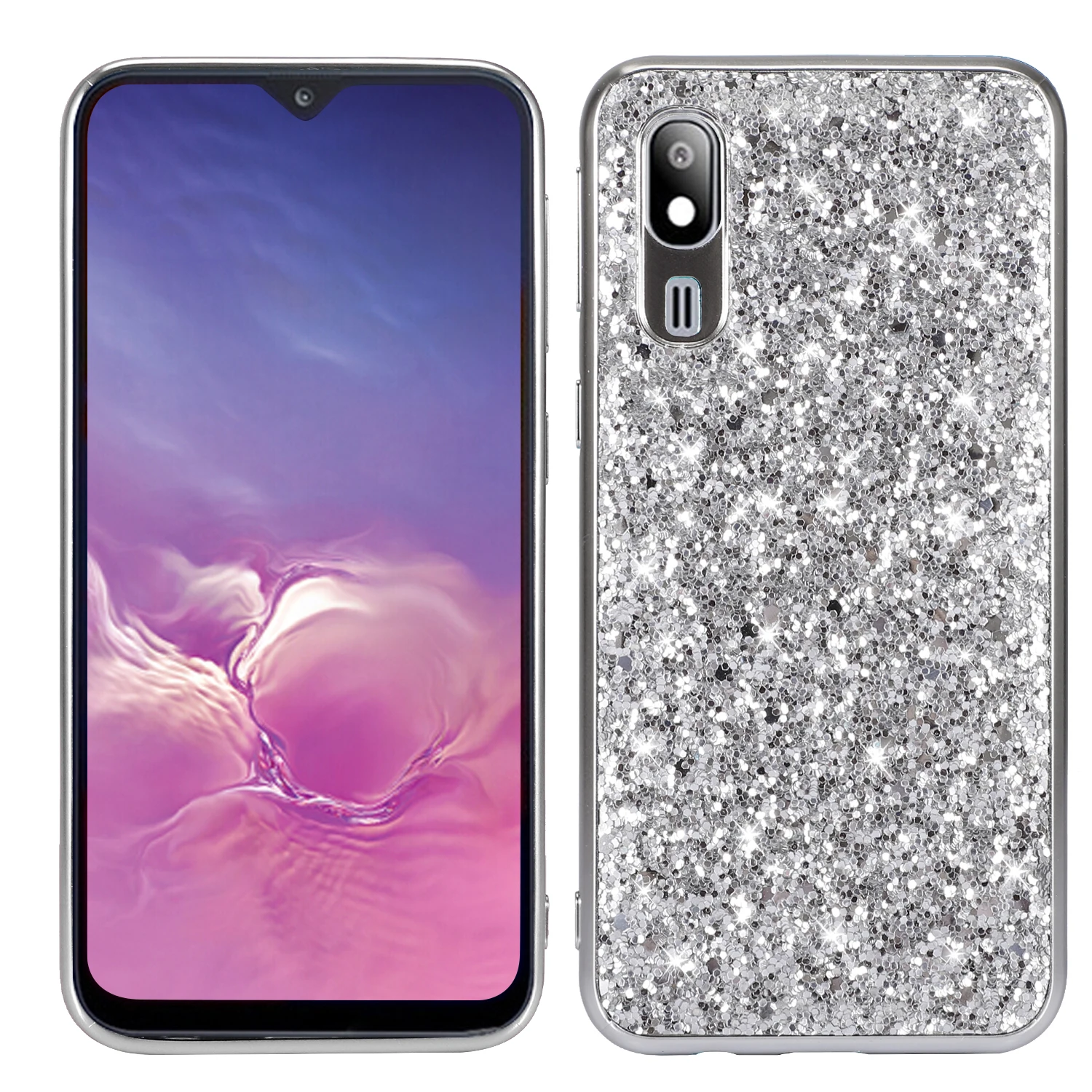 Чехол для samsung Galaxy A80 чехол с сияющими блестками и пайетками A10 A20 A30 A40 A50 A60 A70 M10 M20 note