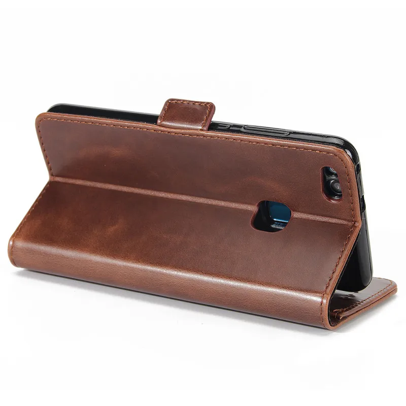 Retro Luxury Wallet Case For Huawei Ascend P10 Lite Original PU Leather Flip Phone Bag Cover Nova Cases | Мобильные телефоны и