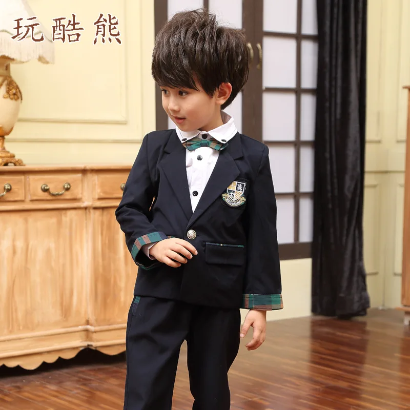 Новая английская школьная форма для школьников Детский костюм детского сада