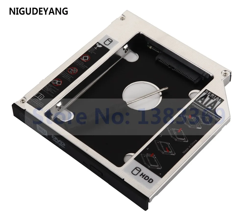 NIGUDEYANG 2nd второй жесткий диск HDD SSD IDE/SATA оптического устройства Caddy рамка лоток для