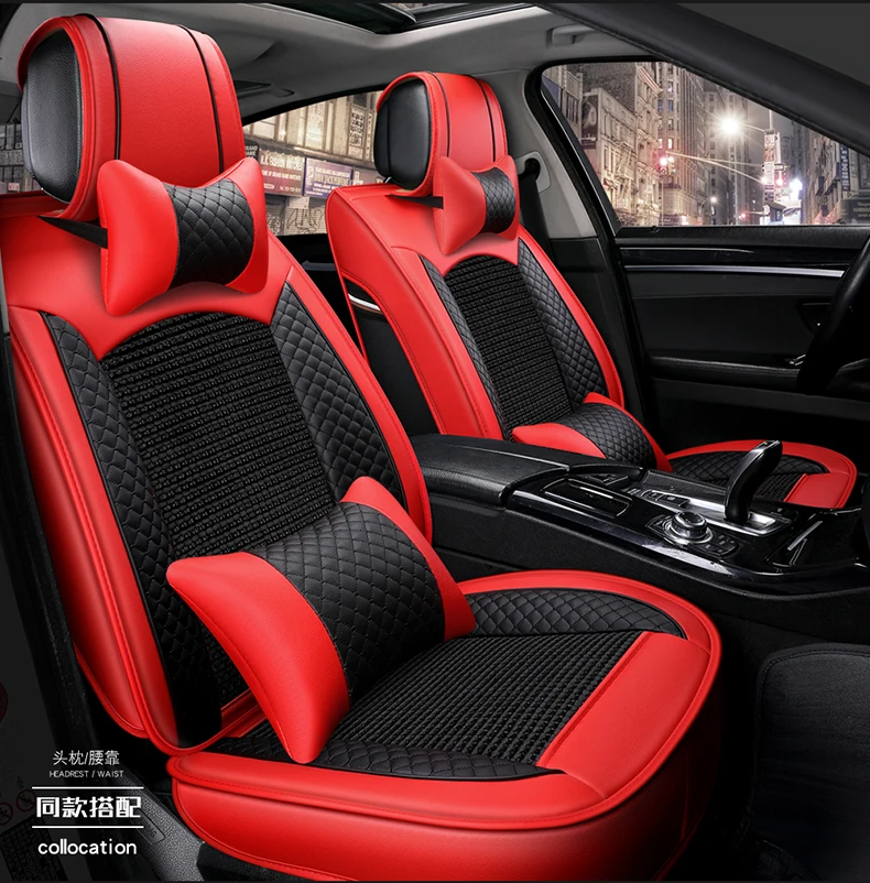 Кожаные универсальные чехлы для сидений автомобиля для BORGWARD BX5 BX6 BX7 BXi7 чехлы для сидений автомобиля защитное покрытие автомобильного сиденья стиль