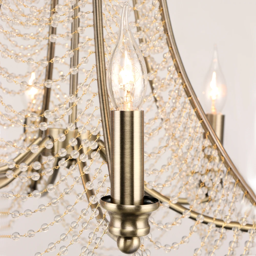 Современная роскошная хрустальная люстра зеркальная декоративная для отеля