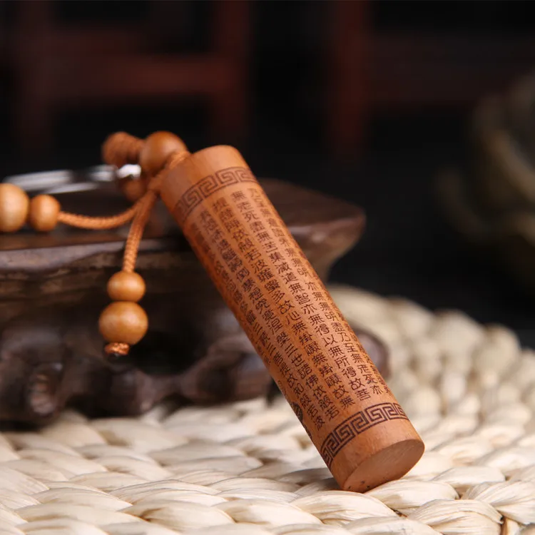 (10 шт.) Статуэтка из персикового дерева с гравировкой ping an|heart heart|heart gifthearts wood |