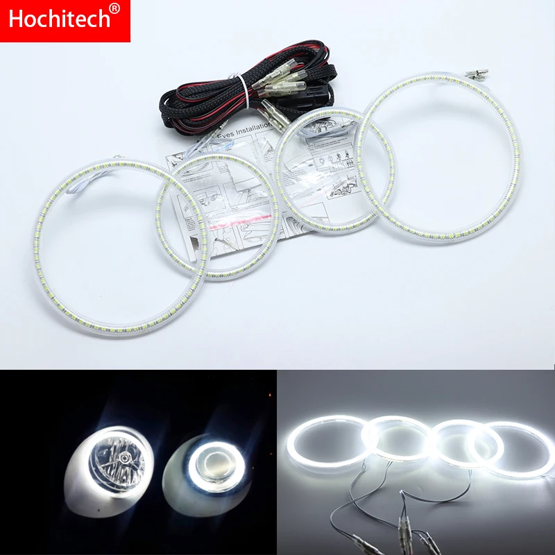 Для Hyundai Sonata 2002 2003 2004 2005 ультра яркий SMD белый светодиодный ангельские глазки 2600LM