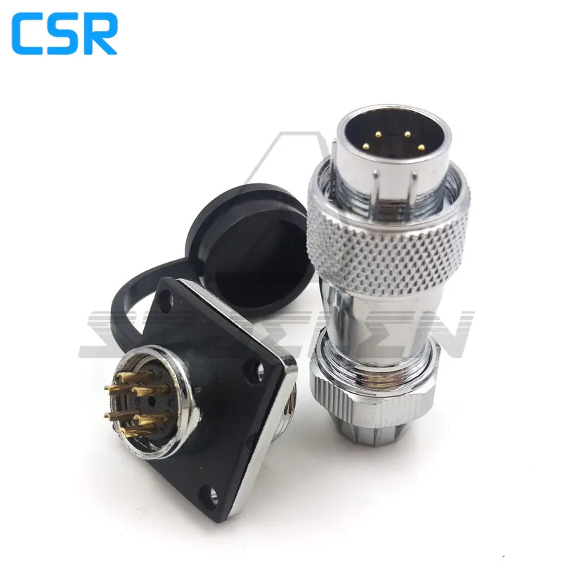 Водонепроницаемый 6 контактный разъем и розетка серии WS16 автоматические