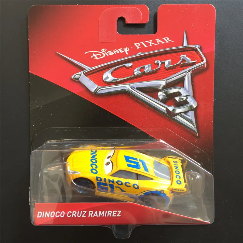 Disney Pixar Cars3 24 шт. сплав модель автомобиля скорость вызов черный шторм Джексон Маккуин Автомобили 3 DXV29 детская игрушка подарок на день рождения