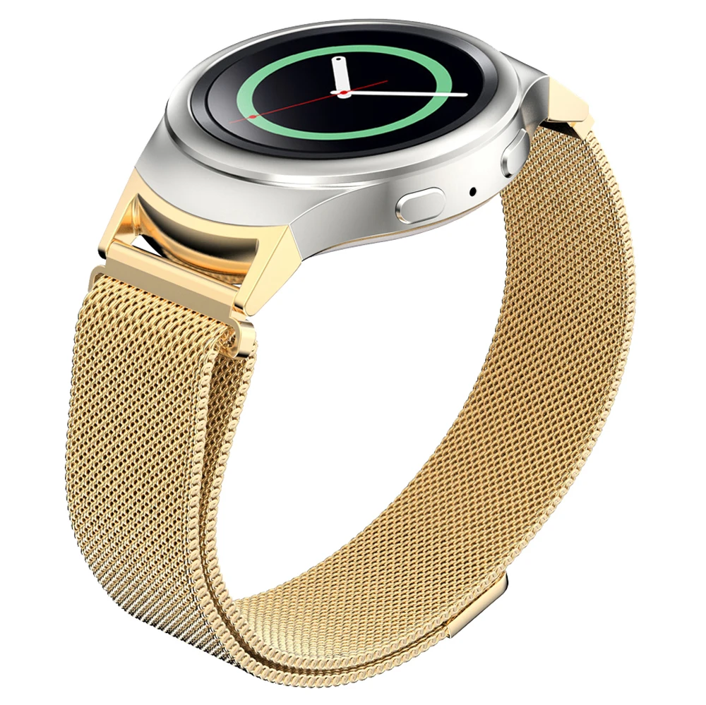 Миланский ремешок для часов с разъемом для samsung gear R720 смарт-ремешок для часов Ремешок для наручных браслетов сменный Браслет
