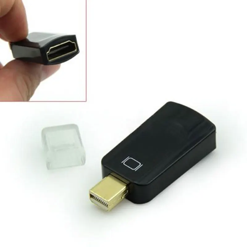 Симпатичный мини порт порта дисплея DP к HDMI кабелю преобразователь адаптер