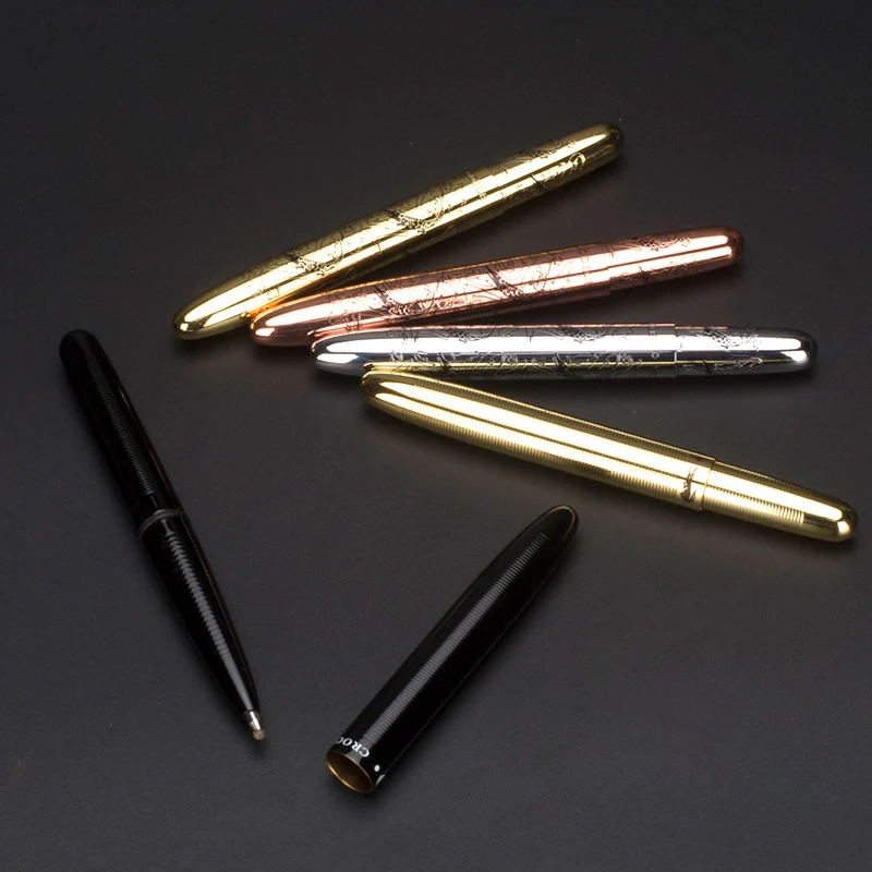 Роскошный вид металлические шариковые ручки школы Бизнес подпись в офисе ролик