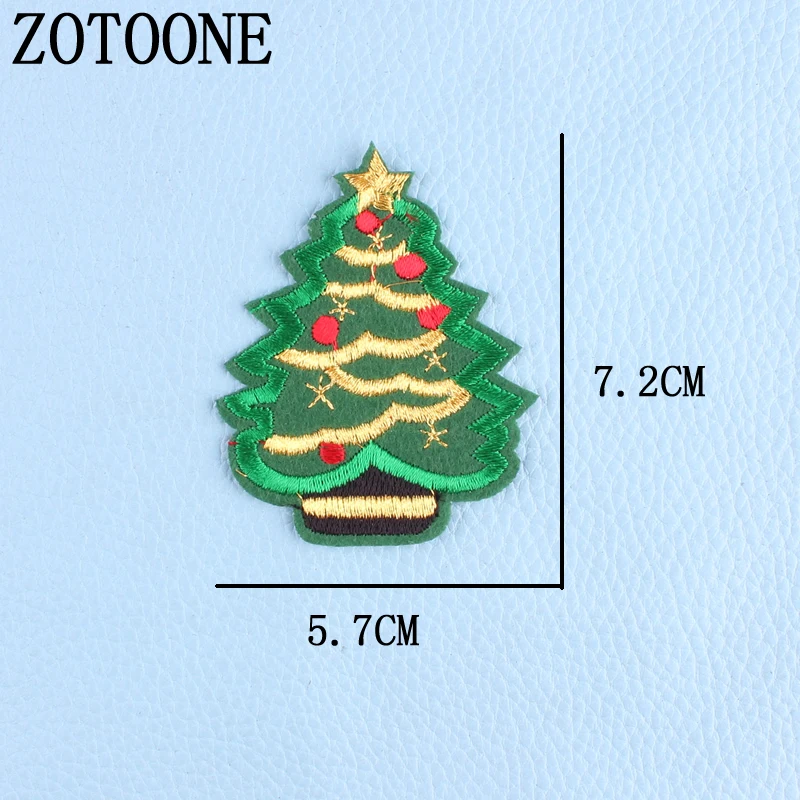 ZOTOONE, рождественский стиль, нашивка для одежды, железная вышитая аппликация, милые нашивки, значок «Единорог», аксессуары для одежды DIY H