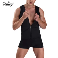 palicy neoprene shaper men shaper underwear slimming underwear body shapers shapewear tops with zipper with zipper