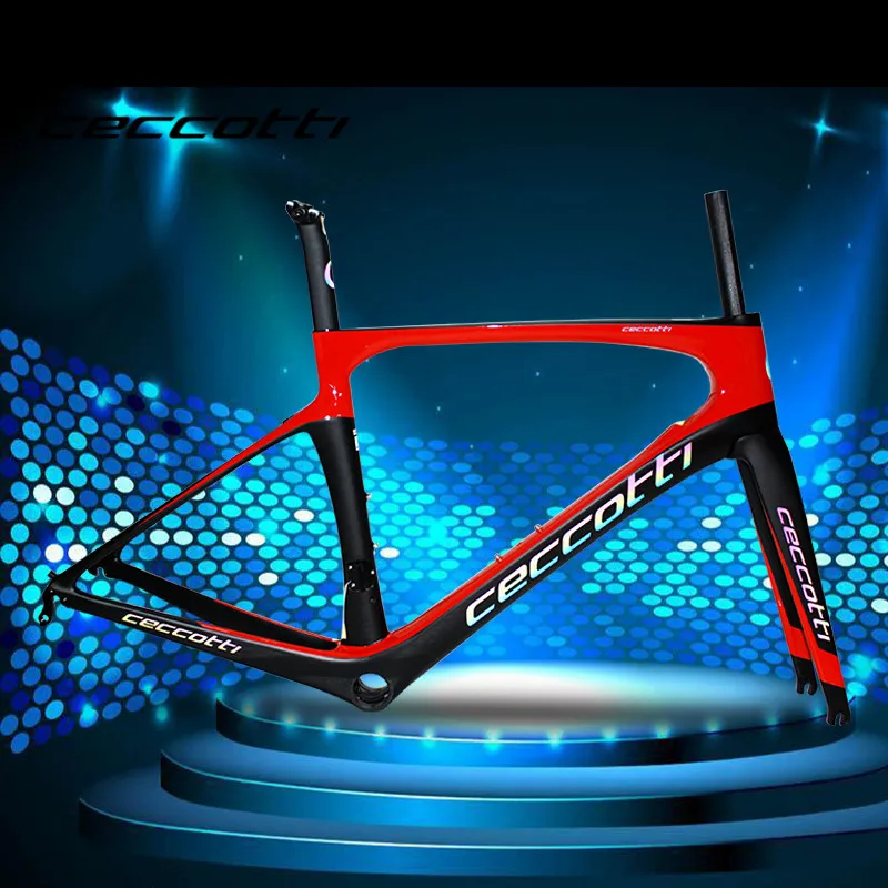 2019 новый цвет CECCOTTI дизайн Хамелеон UD t800 полностью карбоновая рама для дорожного