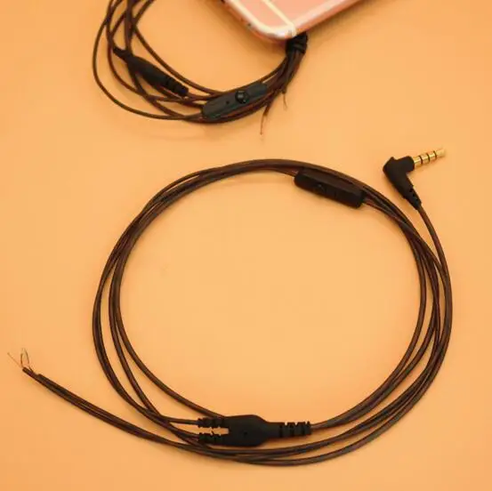 1 шт. 3.5 мм наушники кабель с микрофоном для аудио DIY Замена Ремонт гарнитура