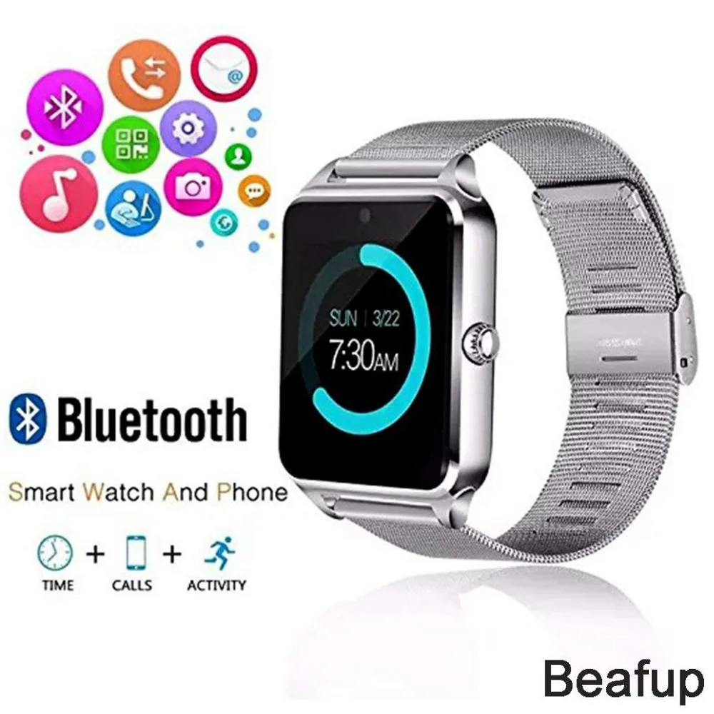 Умные часы со слотом для SIM карты фитнес с камерой звонками SMS напоминанием о