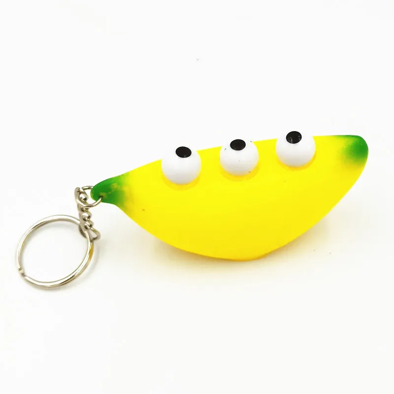 Новая мода розыгрыш хитрый глаз типа &quotбанан&quot Стручковая фасоль Брелки Дети