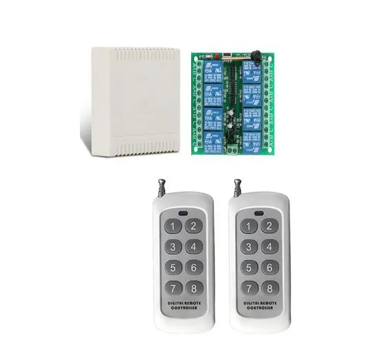 DC 12V 8CH 10A RF беспроводной пульт дистанционного управления реле системы