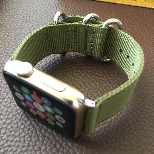 Выбранный материал нейлоновый ремешок для apple watch 4 3 2 1 браслет iwatch 42 мм 38 40 44