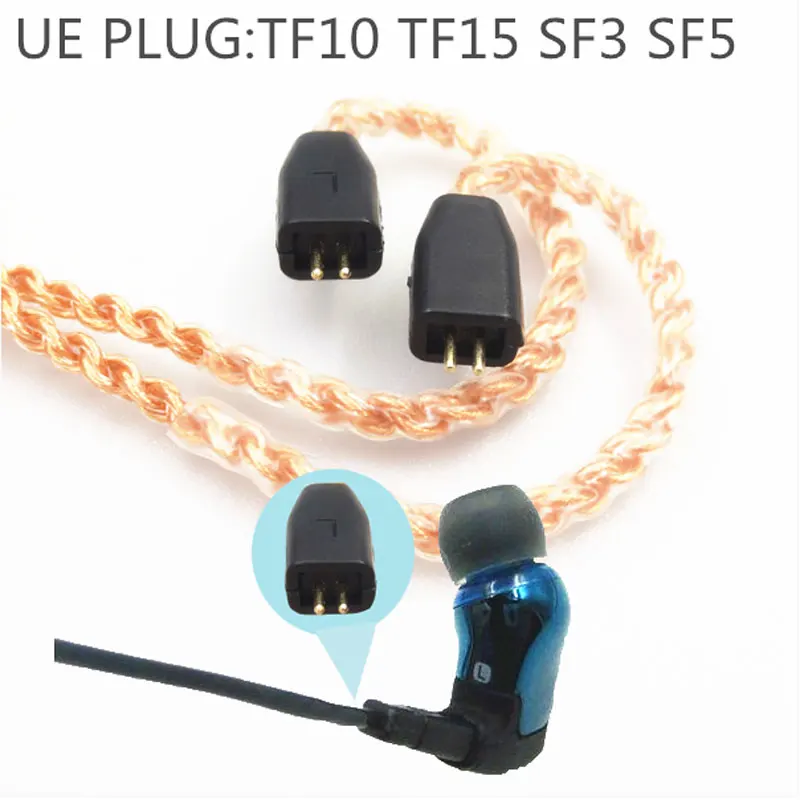 MMCX Bluetooth гарнитура Adater для Shure SE215 SE535 SE846 UE900 tf10 TF15 Sennheise ie80 ie8 28 Core чистая медь плетеный провод