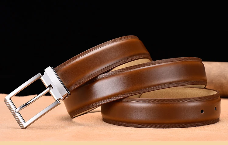 Classic Leather Belt Men High Quality Luxury Cowhide Waist Belt For Men belt Leather Genuine riemen voor mannen Dropshipping
