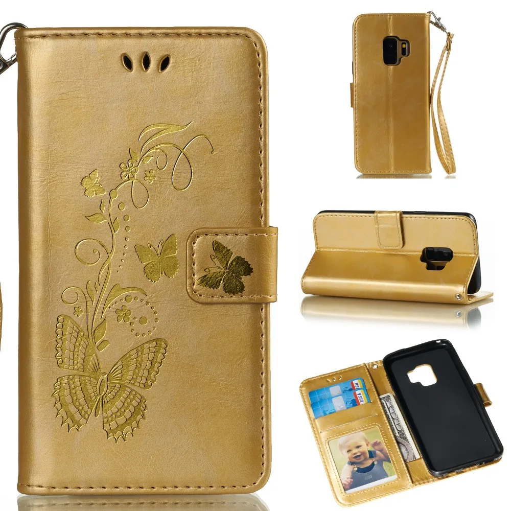 Luxury purse flip leather case for Samsung Galaxy S9/S9 PLUS exquisite fashion style mobile phone plus | Мобильные телефоны и