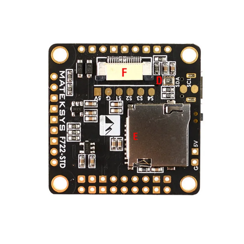 Контроллер полета Matek Systems женский STM32F722 Встроенный OSD BMP280 барометр Blackbox для