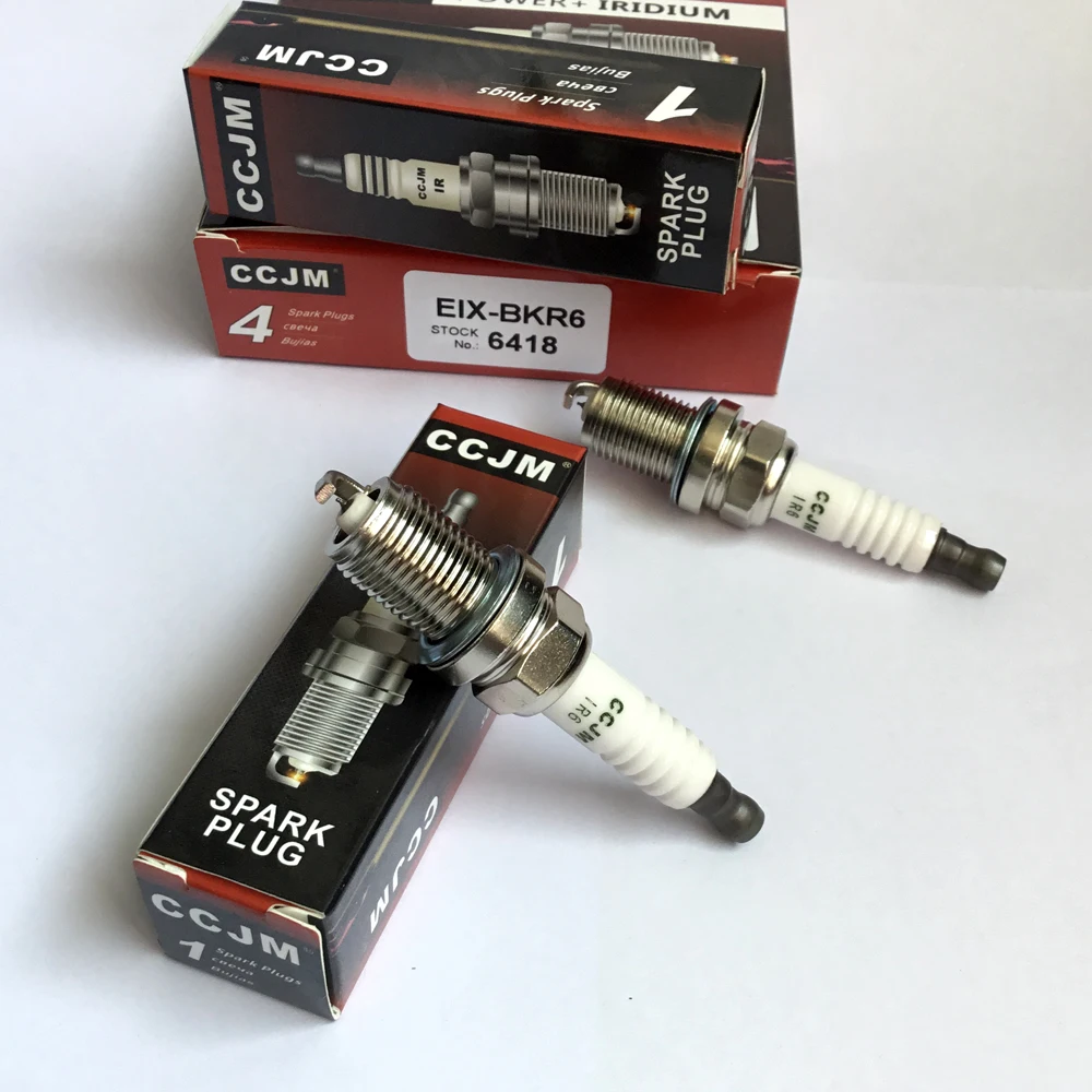 CCJM иридиевая Свеча зажигания 4 шт./лот оригинальная EIX BKR6 6418 для BKR6EIX 2272 cruze sonic reno golf